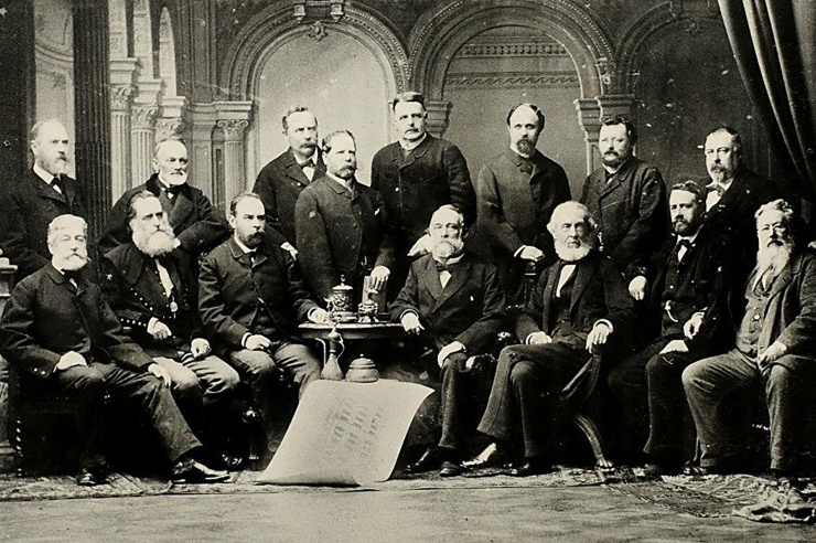 Quelle: Das Museums-Bau-Comitée des kärnten.museum, um 1878 Quelle: Das Museums-Bau-Comitée des kärnten.museum, um 1878